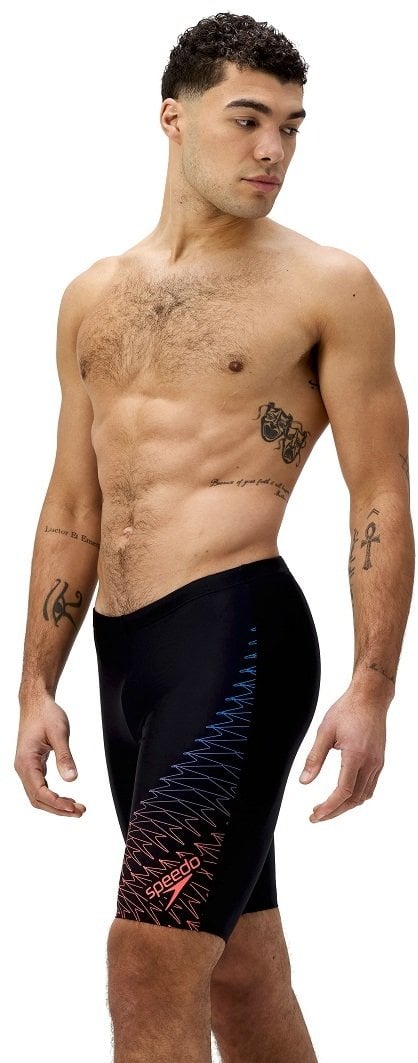 Speedo STROJE PŁYWACKIE MEN'S MEDLEY LOGO JAM RED 8-1135518663 T30 D3