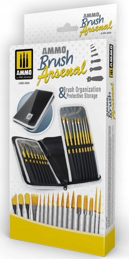 Ammo Ammo: Brush Arsenal - Brush Organization & Protective Storage