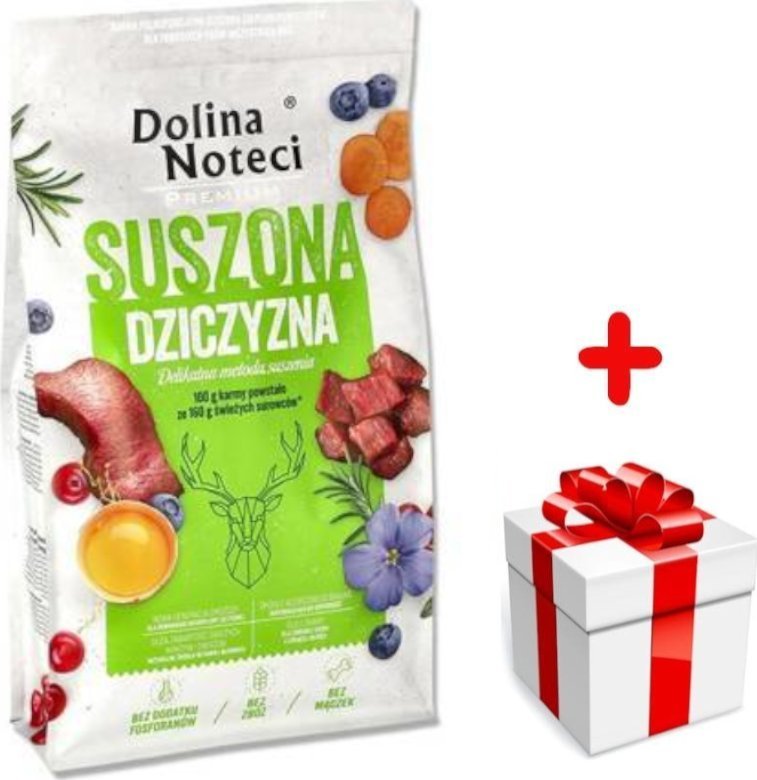Dolina Noteci DOLINA NOTECI Premium Dziczyzna- karma suszona dla psa 9kg + niespodzianka dla psa GRATIS!