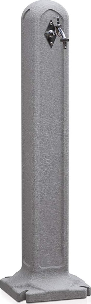 Prosperplast Słupek ogrodowy z kranikiem Tanker granitowy