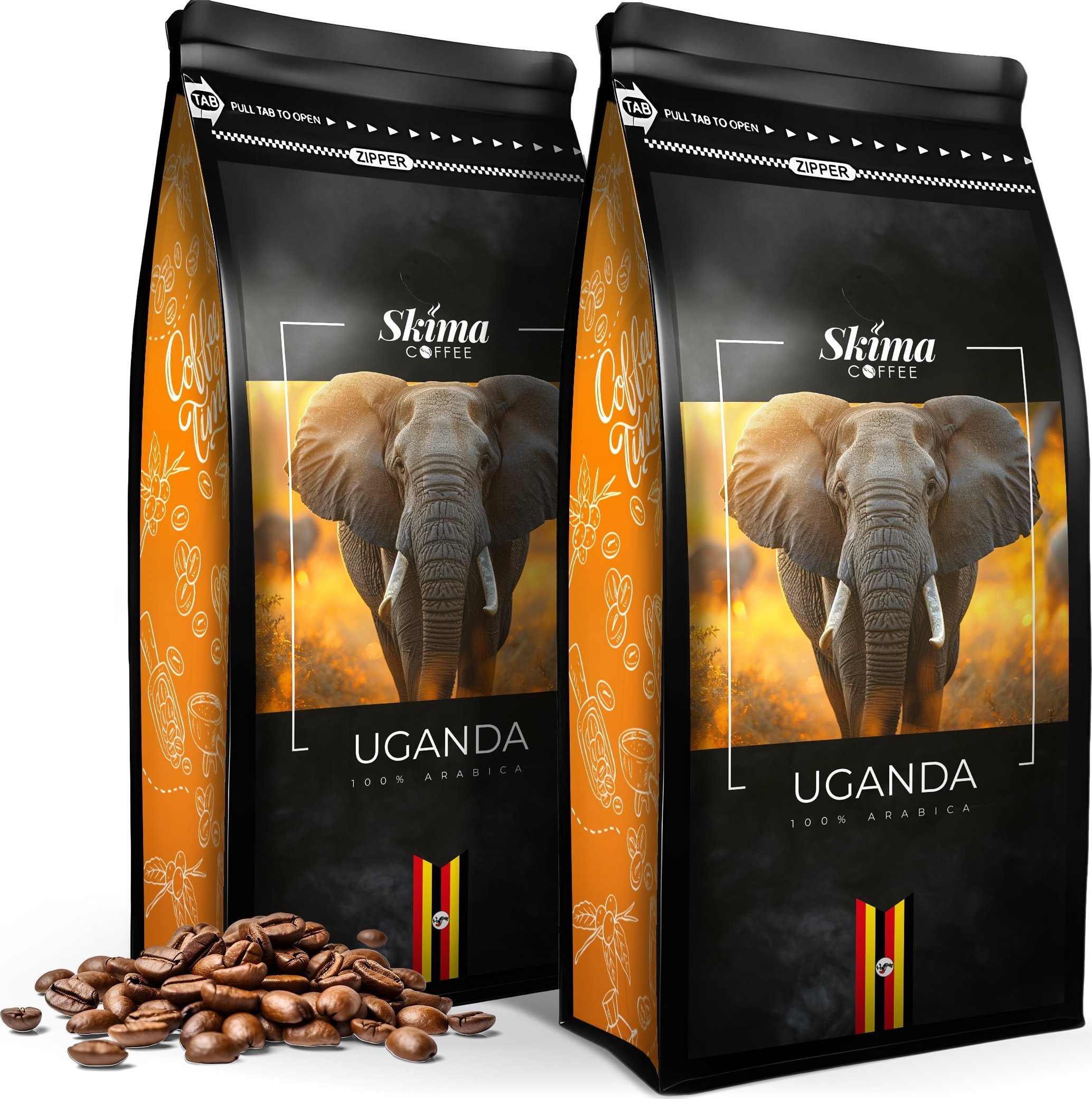 Kawa ziarnista SkimaCoffee Uganda 2 kg