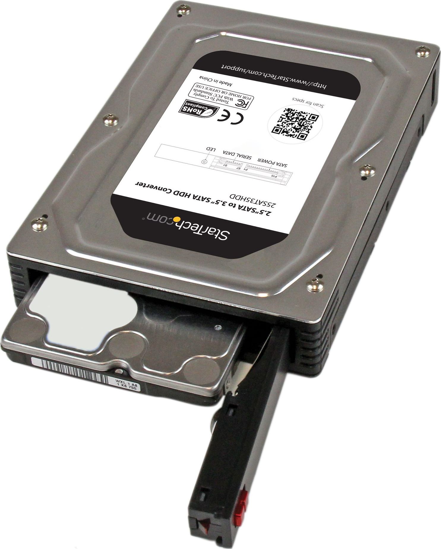 Kieszeń StarTech 3.5" na dysk 2.5" SATA HDD/SSD (25SAT35HDD)