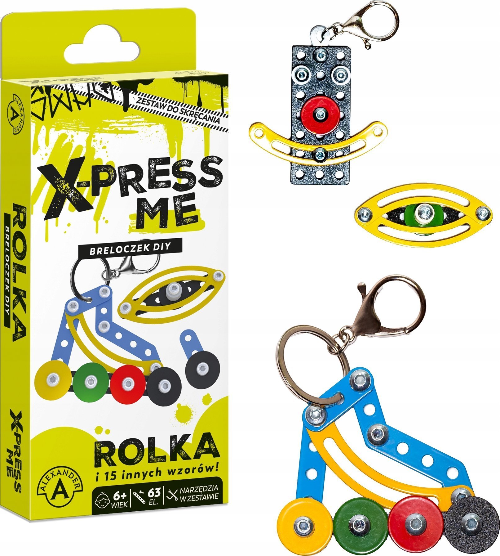 Alexander BRELOK DO SKREC MET ROLKA 15WZOR 8X2X18 ALX PUD