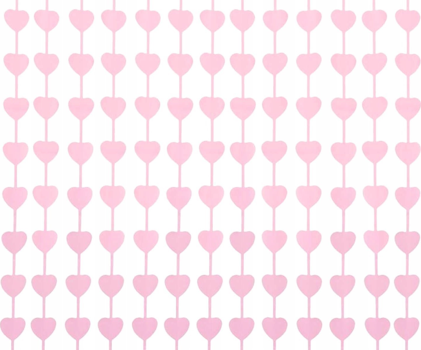 GoDan Kurtyna Macaron serca jasnoróżowa 100x200cm