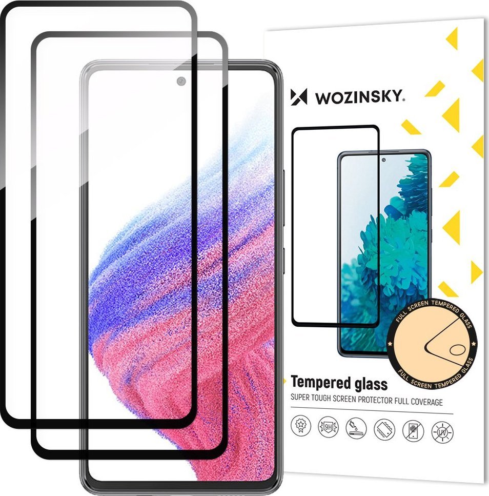Wozinsky Wozinsky Full Glue Tempered Glass szkło hartowane Samsung Galaxy A54 5G 9H na cały ekran z czarną ramką