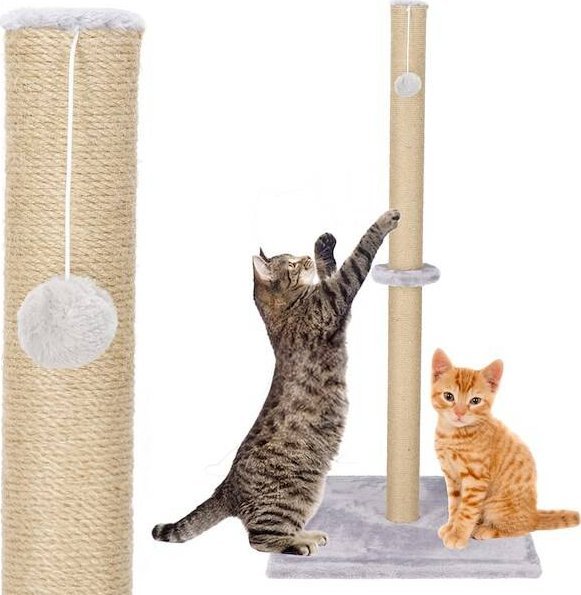 Springos Drapak dla kota sizal słupek z zabawką 103,5 cm UNIWERSALNY