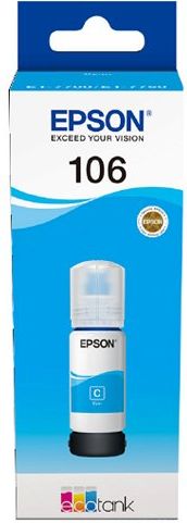 Tusz Epson Tusz 106, C13T00R240, (Cyan)