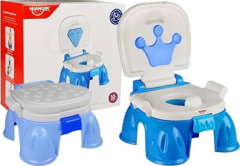 LeanToys Nocnik grający 3w1 niebieski