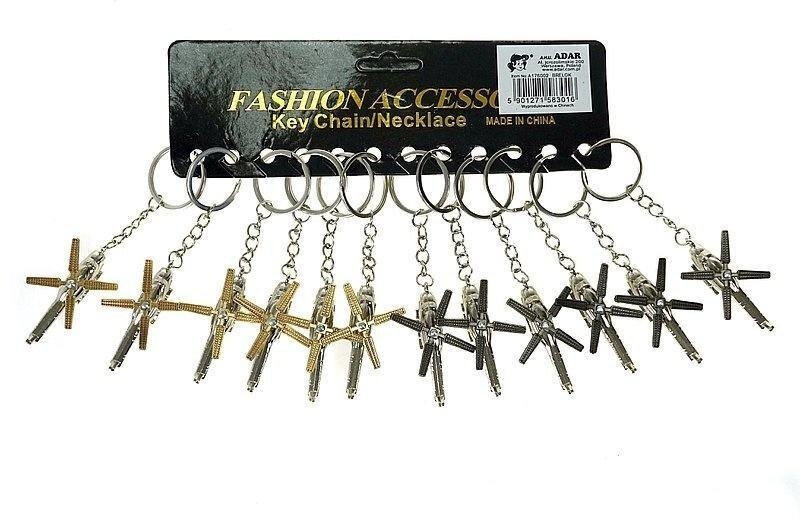 Breloczek Adar metalowy brelok helikopter (12szt)