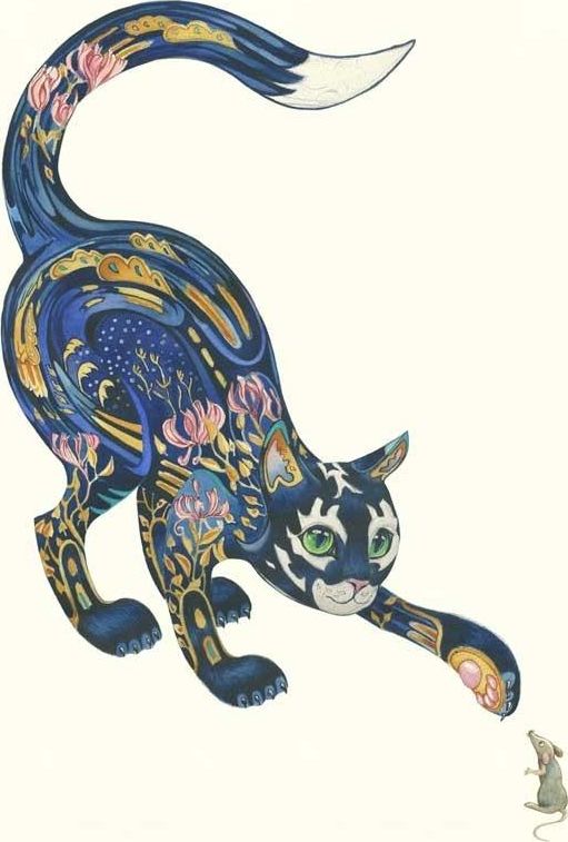 DM Collection Karnet A132 B6 + koperta Kot i mysz