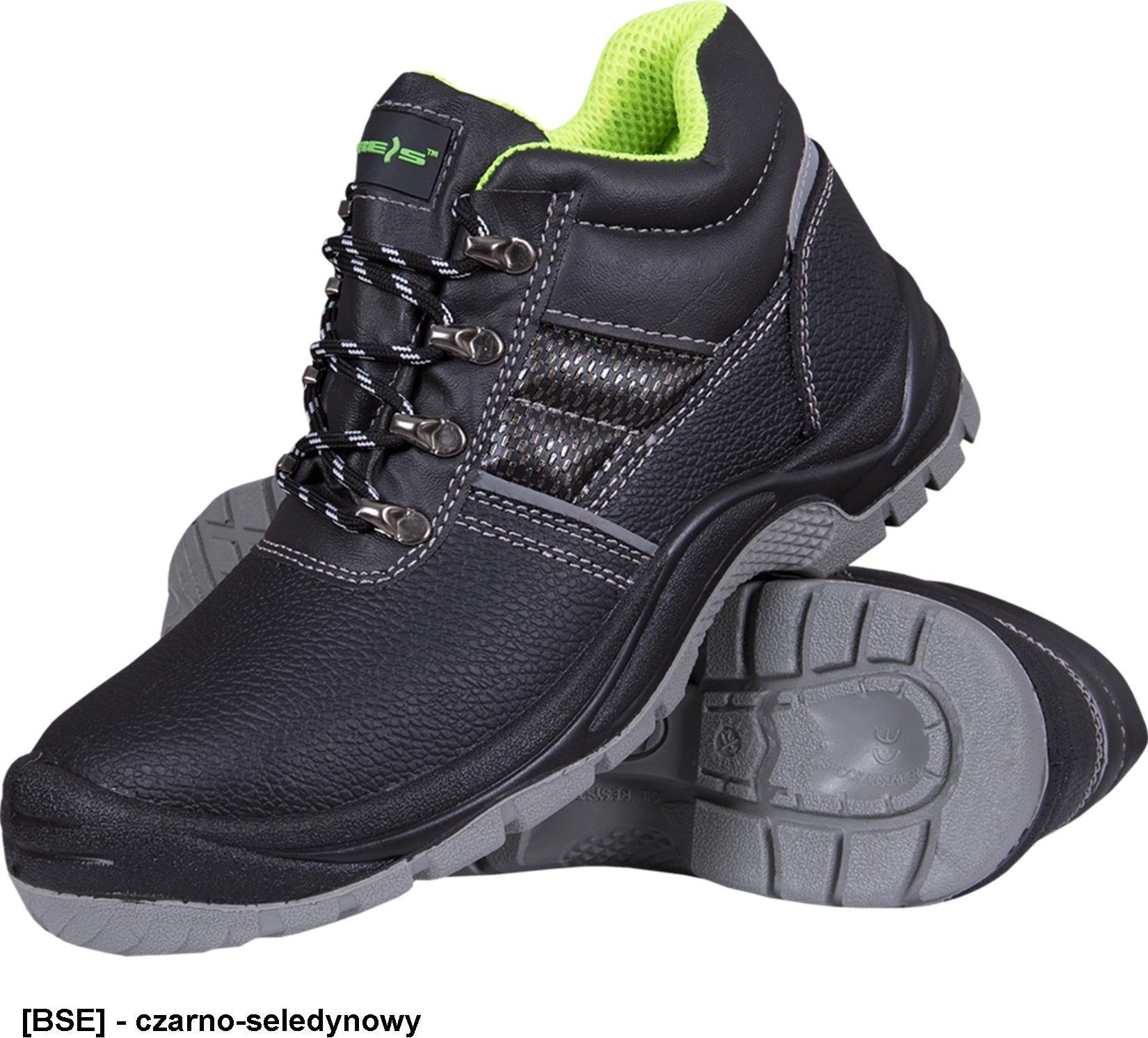 R.E.I.S. BRMAMBA-T S3 SRC - trzewik skórzany bezpieczny mamba, podnosek, podeszwa antypoślizgowa, olejoodporna, benzynoodporna, antyelektrostatyczna 4