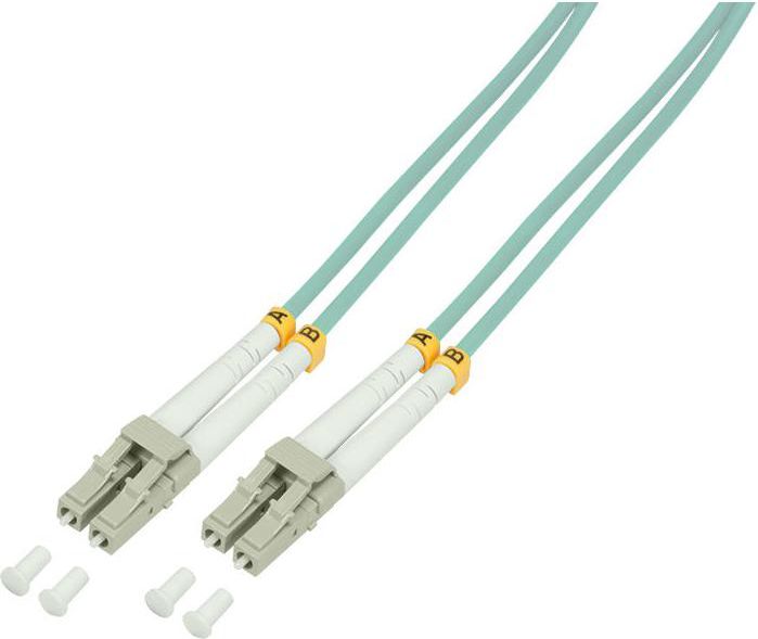 LogiLink Patchcord światłowodowy OM3, 50/125, LC-LC, 1m (FP3LC01)
