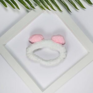 Yeye Opaska kosmetyczna do włosów z uszami Yeye Różowy