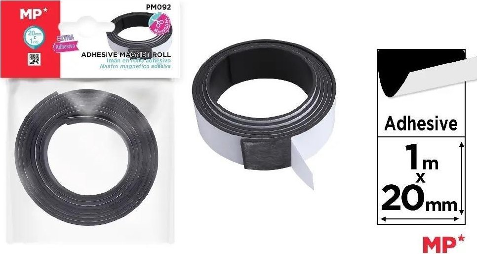 KANDO PLUS Taśma magnetyczna samoprzylepna 100cm x 2cm