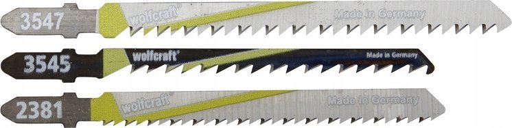 Wolfcraft 3 Brzeszczoty wyrzynarki uchwyt T: Wolfcraft