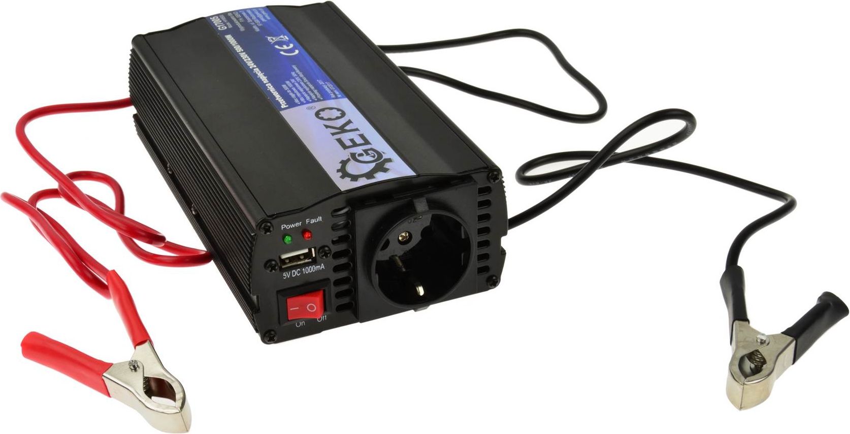 Przetwornica Geko 24V/230V 500/1000W