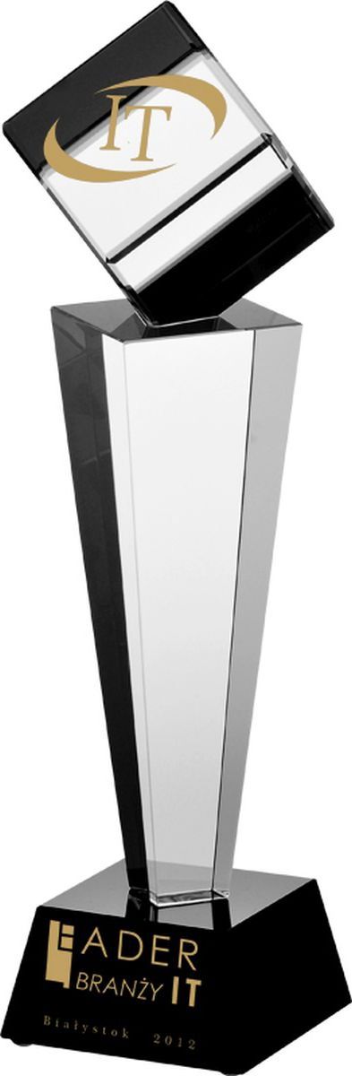 Victoria Sport Trofeum szklane grawerowane z etui + wypełnienie farbą