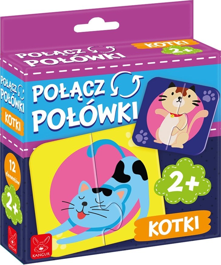 Kangur Połącz połówki Kotki 41329