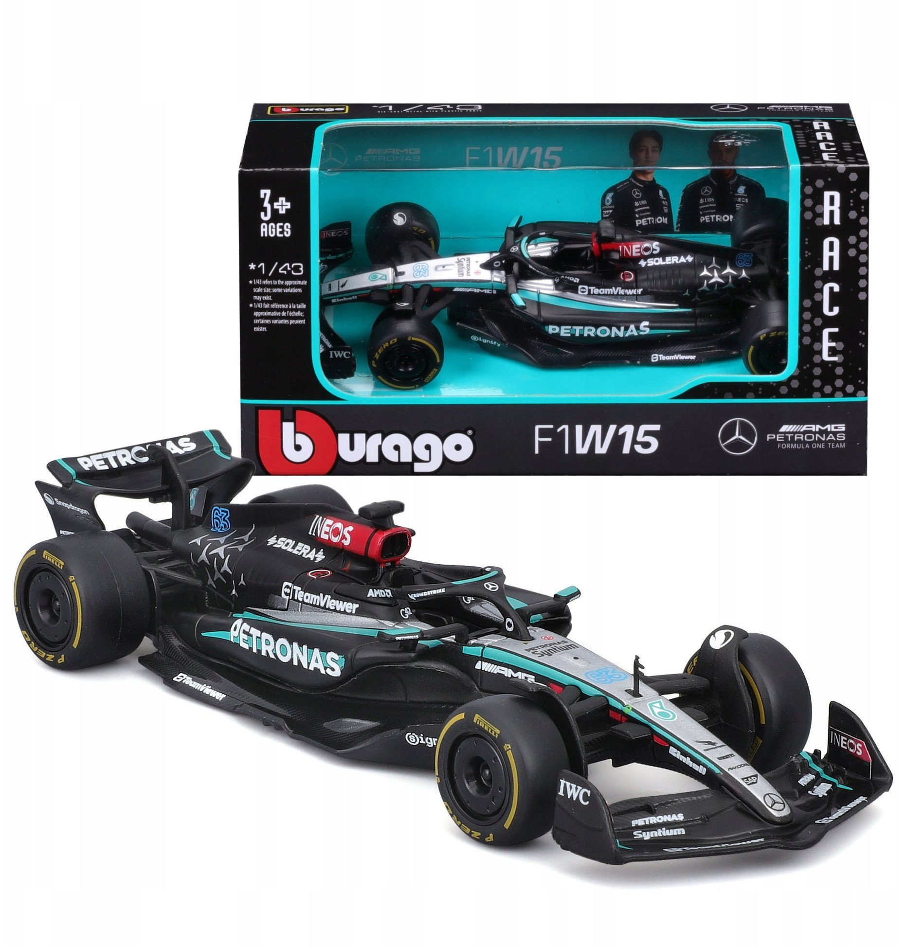 BBU 1:43 Mercedes-AMG Petronas F1 W15 38208_63
