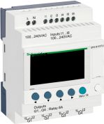 Schneider Modułowy przekaźnik inteligentny Zelio Logic 240V RTC/LCD (SR3B101FU)