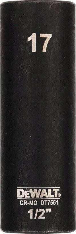 Dewalt nasadka 17mm 1/2c impact socket deep