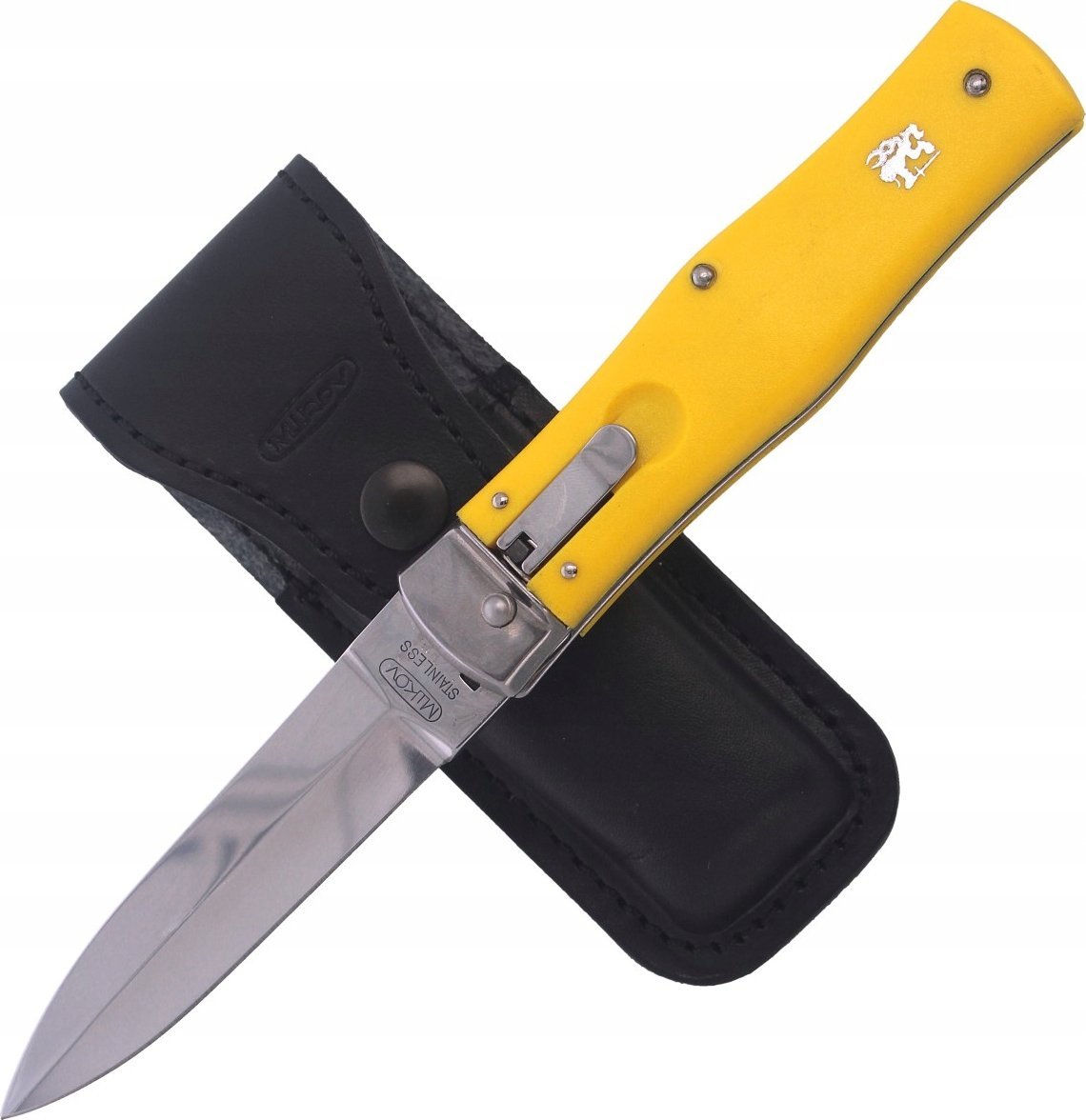 Mikov Nóż sprężynowy Mikov Predator ABS (241-NH-1/KP YELLOW)