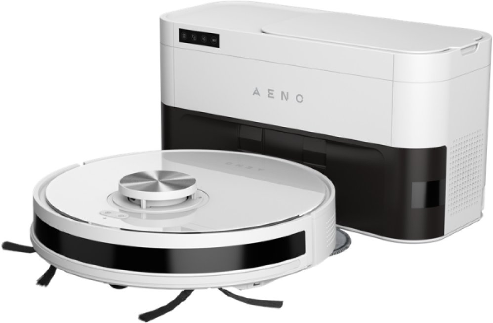 AENO Robot Cleaner w/Dust Collector white 2in1 and dust tank 4000pa 3200mAh battery