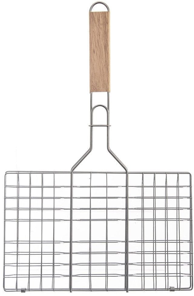 Ruszt do grillowania metalowy 35x55 cm