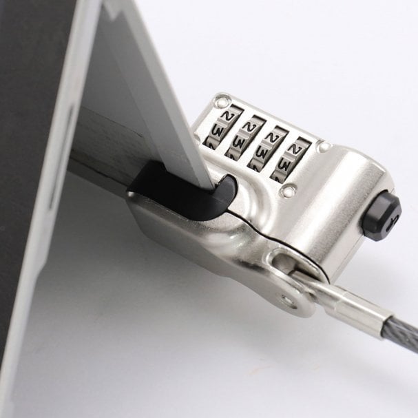 Linka zabezpieczająca Dicota DICOTA - Sicherheitskabelschloss - Silber - 2 m - fur Microsoft Surface Go, Go 2, Pro (Mitte 2017), Pro 4, Pro 6, Pro 7