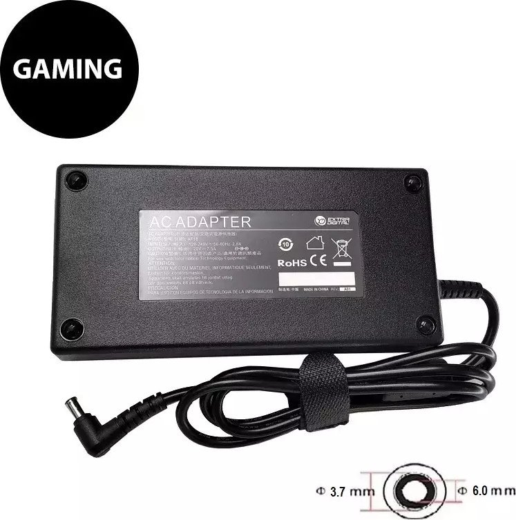 Zasilacz do laptopa Extra Digital Nešiojamo kompiuterio įkroviklis ASUS 150W: 20V, 7.5A