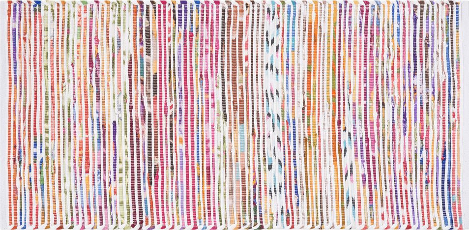 Shumee Dywan bawełniany 80 x 150 cm wielokolorowy BARTIN