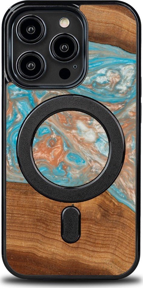 BeWood Etui Bewood Unique na iPhone 14 Pro - Planets - Saturn z MagSafe