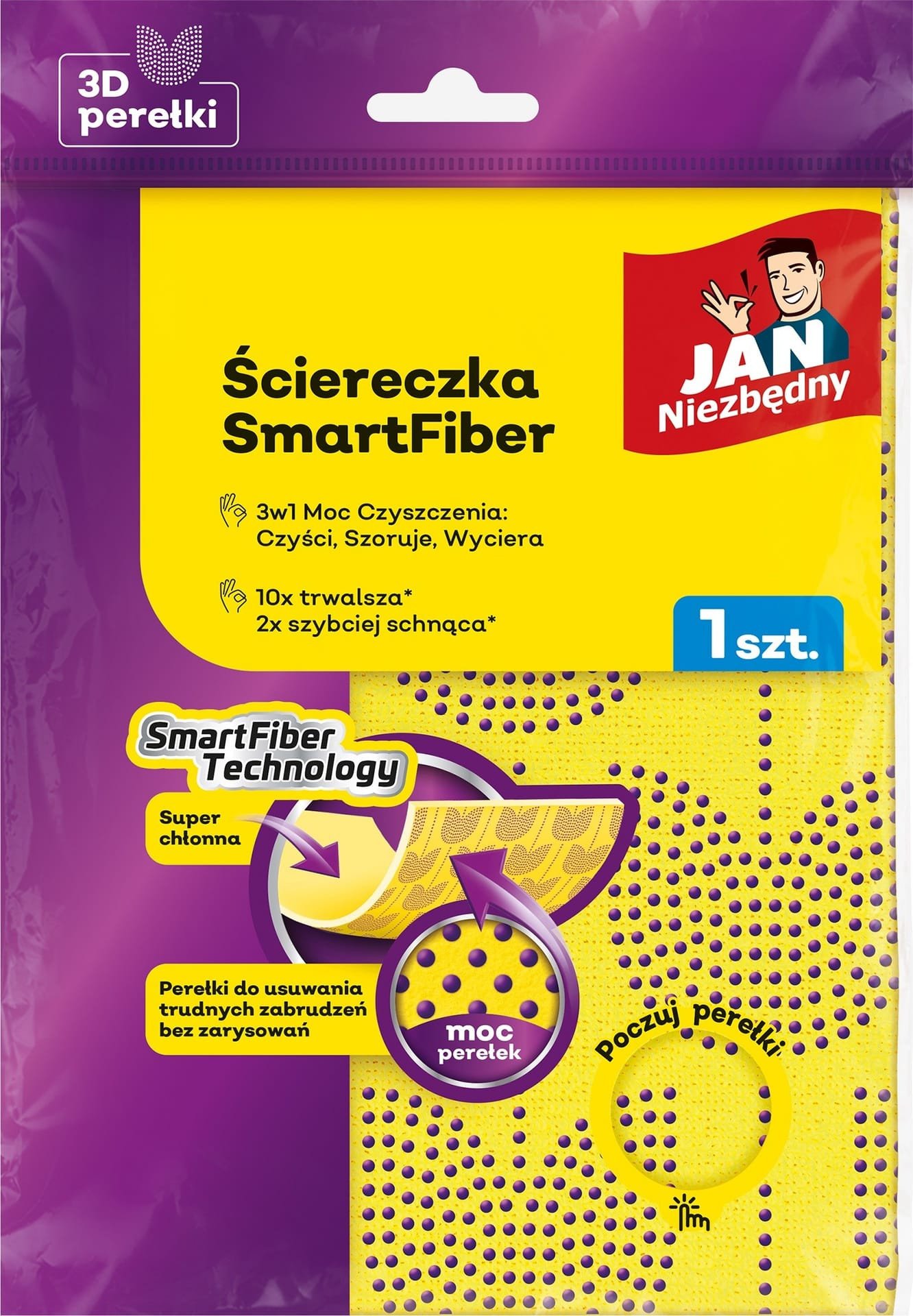 SAR JAN NZ Ściereczka SmartFiber 1szt