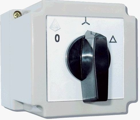 Apator Łącznik krzywkowy gwiazda-trójkąt 3P 63A w obudowie 4G63-12-PK (63-840591-051)