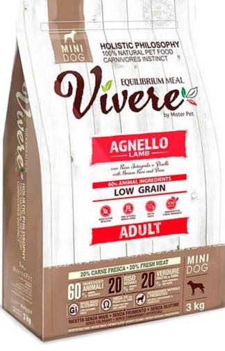 Vivere Vivere Dog Mini Adult Lamb 3kg