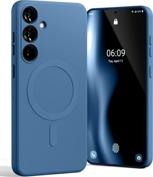 Mercury MagSafe Semi-Silicone Sam S24 FE S721 niebieski /blue