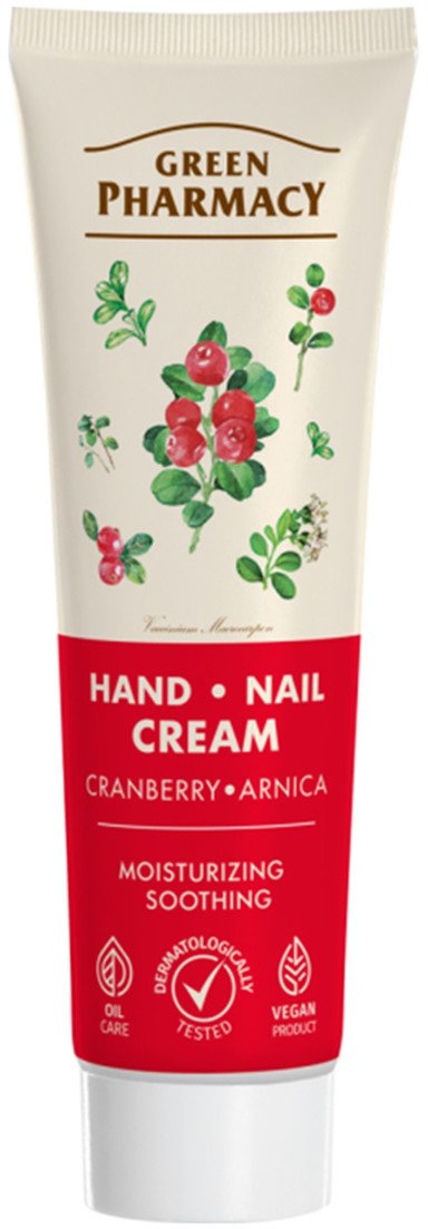 Green Pharmacy Krem do rąk i paznokci Żurawina i Arnika 100ml