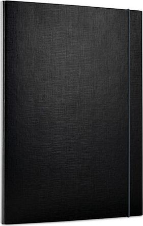 Staples Teczka skrzydłowa zamykana gumką office products czarna