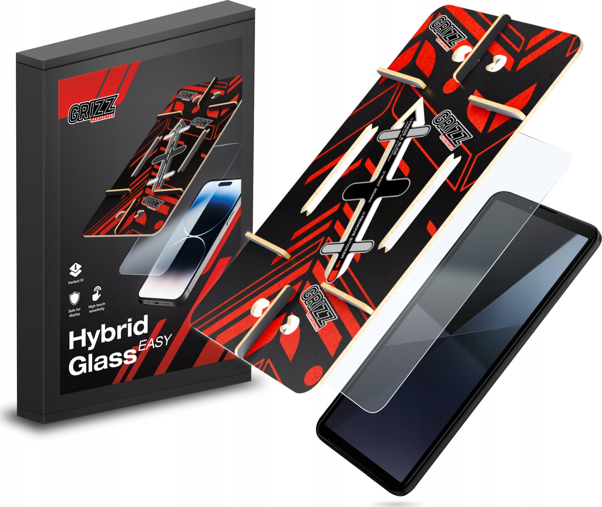 GrizzGlass Szkło hybrydowe HybridGlass Easy do Sony Xperia 1 VI