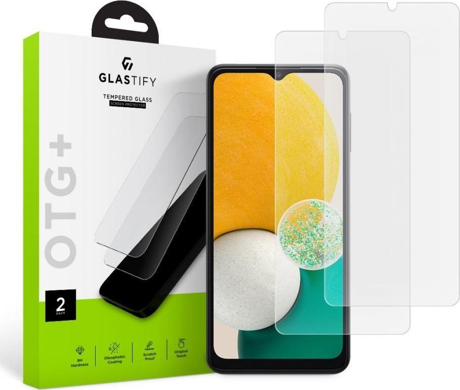 Glastify 2x Szkło Hartowane Glastify Otg do Samsung Galaxy A13 4G / LTE Clear