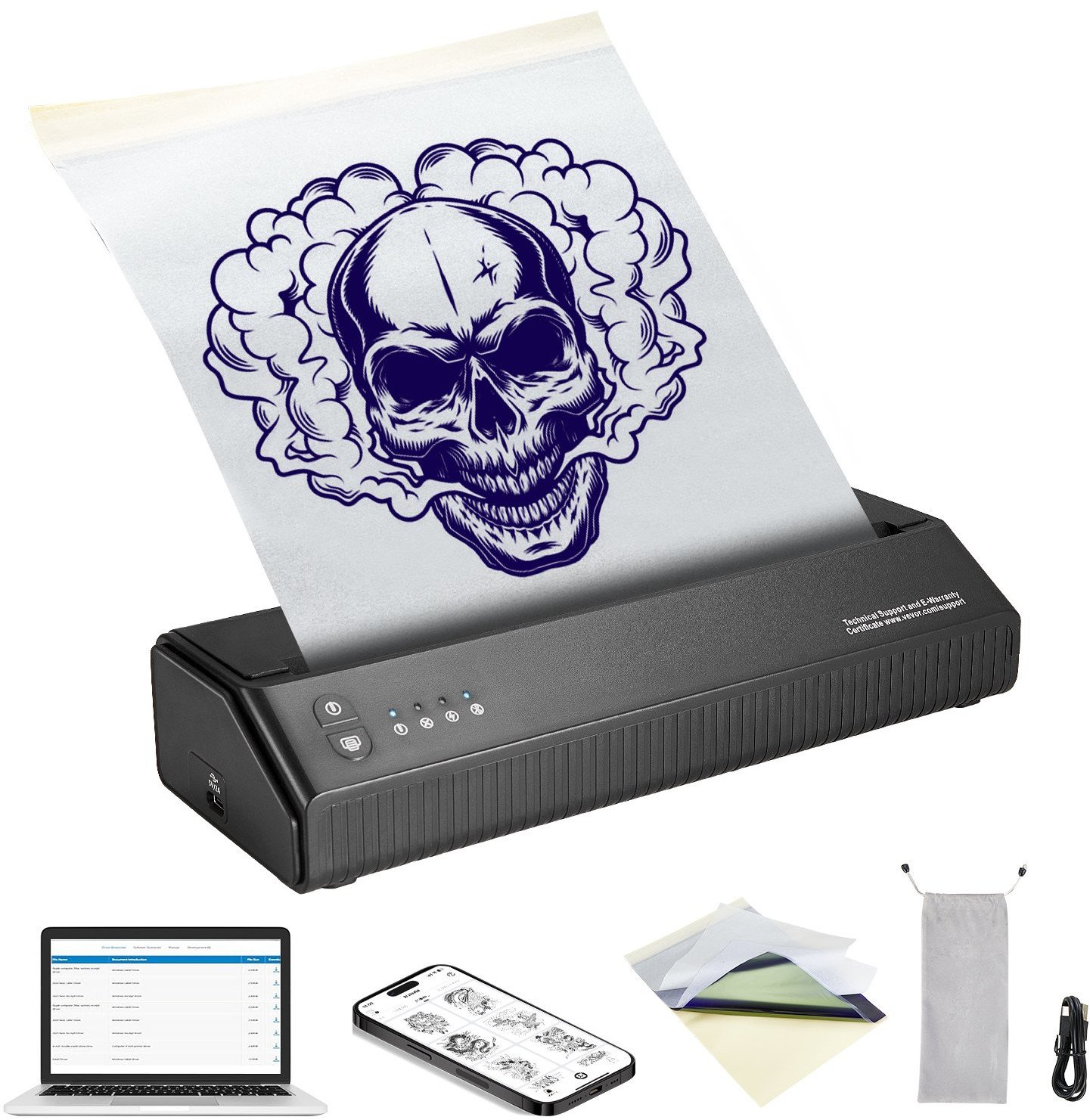 Drukarka do transferu szablonów tatuażu