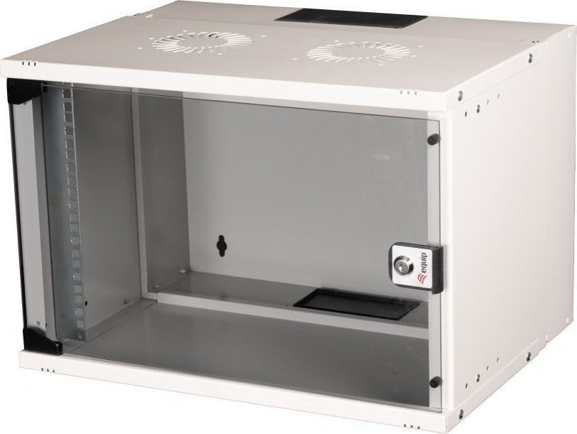 Szafa Equip Equip Wandgehäuse 19" 07U 540x400mm Glastür grau