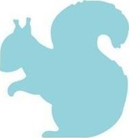 Dziurkacz ozdobny Wiewiórka 2,5cm