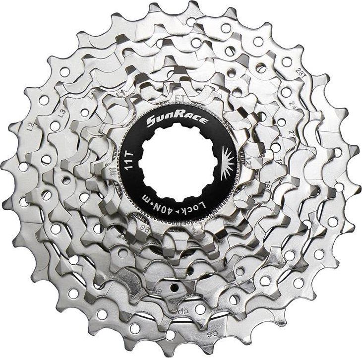 SunRace Kaseta Sunrace 7 rz. CSM637AS 11-28T uniwersalny