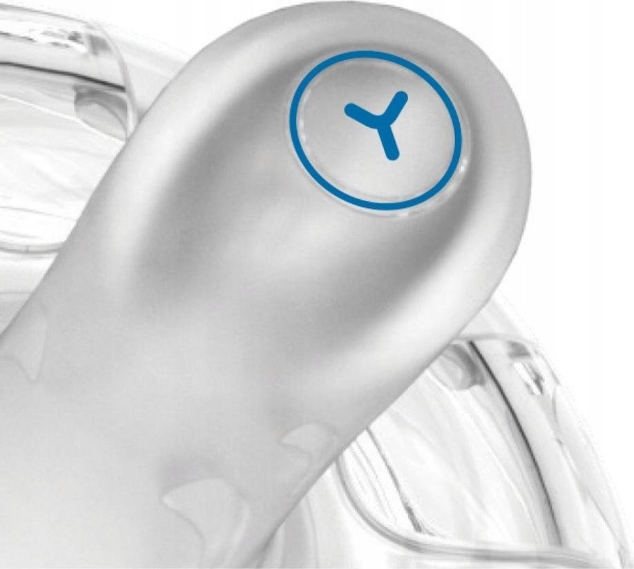 Nuvita Nuvita, Zestaw 2 smoczków o przepływie Y 6m+ i zaworek