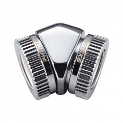 Phanteks Glacier Hard-Tube złączka 2x 16mm 45 Grad chrom(PH-A45_CR_16)