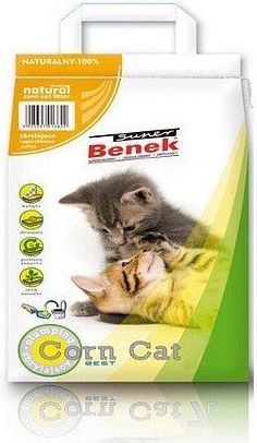 Żwirek dla kota Super Benek Corn Cat Naturalny 14 l