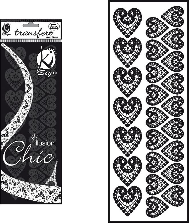 Ki-Sign Naprasow. welwetowa Czarna Serca