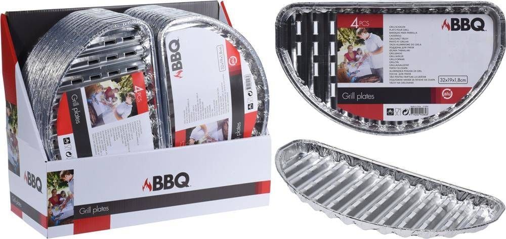 Affek Design Kpl.4 tacek grillowych 32x19cm