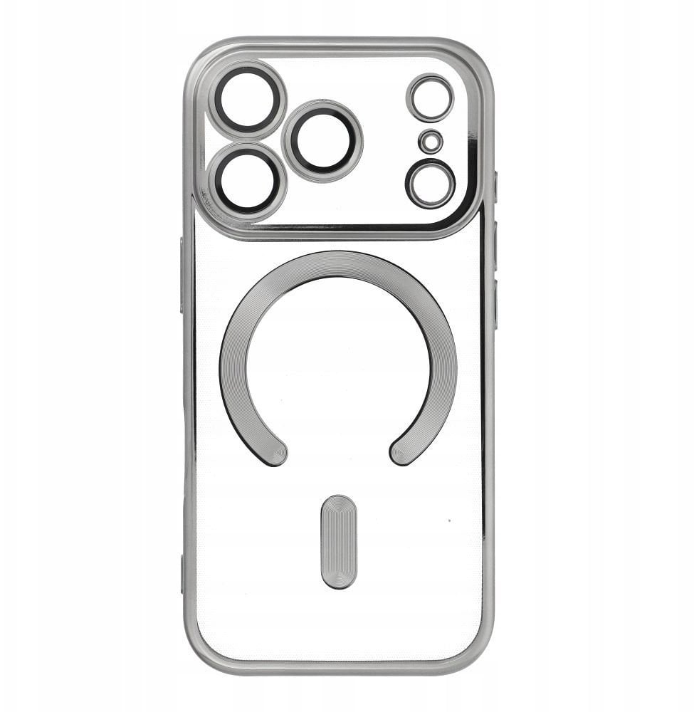 Futerał ELECTRO MAG COVER kompatybilny z MagSafe do IPHONE 17 Pro tytanowy szary